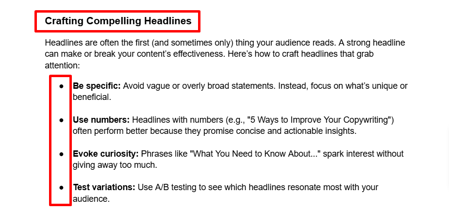 Crafting Compelling