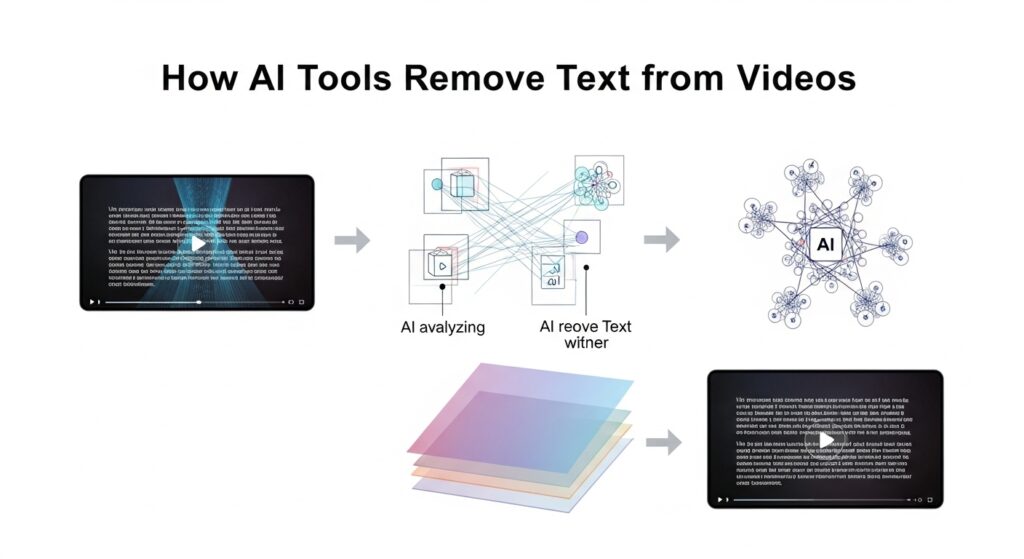 How AI Tools Remove Text from Videos