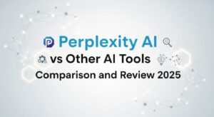 “Perplexity AI vs Other AI Tools comparison highlighting accuracy, performance, and pricing differences in 2025.”
