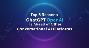 ChatGPT OpenAI leading conversational AI innovation with advanced natural language understanding and human-like responses 2025 comparison.”