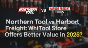 Northern Tool vs Harbor Freight comparison 2025 — side-by-side analysis of tool quality, prices, and value for money.