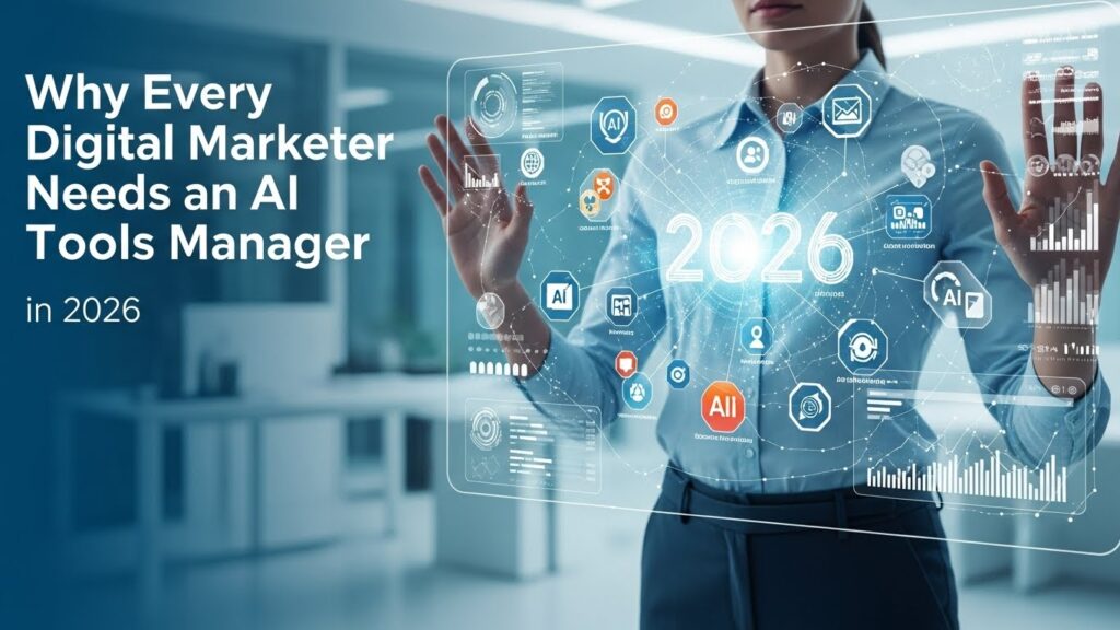 Why Every Digital Marketer Needs an AI Tools Manager in 2026